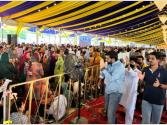 ਮਹਿਤਾ ਪਰਿਵਾਰ ਦੀ ਅਗਵਾਈ ਹੇਠ ਸ਼ੁਰੂ “ਸ਼੍ਰੀ ਸ਼ਿਵ ਮਹਾਪੁਰਾਣ ਕਥਾ” 'ਚ ਪਹਿਲੇ ਦਿਨ ਪੁੱਜੇ ਲੱਖਾਂ ਸ਼ਰਧਾਲੂ