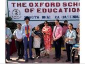 ਜ਼ਿਲ੍ਹਾ ਸਿੱਖਿਆ ਅਫਸਰ ਬਠਿੰਡਾ ਨੇ ਆਕਸਫੋਰਡ ਸਕੂਲ ਦੇ ਵਿਦਿਆਰਥੀਆਂ ਦੀ ਪਿੱਠ ਥਾਪੜੀ