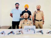 ਮੋਹਾਲੀ ਪੁਲਿਸ ਵੱਲੋਂ 3 ਮੁਲਜ਼ਮ ਕਾਬੂ, 6 ਨਾਜਾਇਜ਼ ਹਥਿਆਰ ਅਤੇ ਕਾਰਤੂਸ ਬਰਾਮਦ