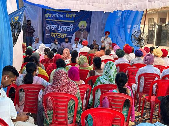 ਬਠਿੰਡਾ ਜ਼ਿਲ੍ਹੇ ਦੇ 18 ਪਿੰਡਾਂ ‘ਚ ਸ਼ੁਰੂ ਹੋਈ ‘ਨਸ਼ਾ ਮੁਕਤੀ ਯਾਤਰਾ’ ਨੂੰ ਮਿਲਿਆ ਭਰਵਾਂ ਹੁੰਗਾਰਾ 
