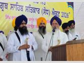 ਸਰਕਾਰ ਵੱਲੋਂ ਬਣਾਏ ਐਕਟ ਵਿੱਚ ਸਿੱਖ ਭਾਵਨਾਵਾਂ ਵਿਰੁੱਧ ਦਰਜ ਮੱਦਾਂ ਤੇ ਸ਼ਬਦਾਵਲੀ ਨੂੰ ਲੈ ਕੇ ਤਖ਼ਤ ਸ੍ਰੀ ਦਮਦਮਾ ਸਾਹਿਬ ਵਿਖੇ ਭਰਵੀਂ ਇਕੱਤਰਤਾ