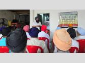 ਪੀ.ਏ.ਯੂ. ਫਾਰਮ ਸਲਾਹਕਾਰ ਸੇਵਾ ਕੇਂਦਰ ਗੁਰਦਾਸਪੁਰ ਵੱਲੋਂ ਝੋਨੇ ਦੀ ਮੈਟ ਟਾਈਪ ਨਰਸਰੀ ਦੇ ਸਬੰਧ ਵਿੱਚ ਟ੍ਰੇਨਿੰਗ ਅਤੇ ਪ੍ਰਦਰਸ਼ਨੀ