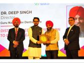 ਸਾਬਕਾ ਕੇਂਦਰੀ ਮੰਤਰੀ ਅਨੁਰਾਗ ਠਾਕੁਰ ਵਲੋਂ ਡਾਕਟਰ ਦੀਪ ਸਿੰਘ ਐਕਸੀਲੈਂਸ ਇਨ ਡੈਂਟਲ ਹੈਲਥ ਕੇਅਰ ਐਵਾਰਡ ਨਾਲ ਸਨਮਾਨਿਤ
