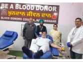 ਡਾ.ਨਛੱਤਰਪਾਲ ਐਮ.ਐਲ.ਏ ਨੇ ਬੀ.ਡੀ.ਸੀ ਵਿਖੇ ਕੀਤਾ ਖੂਨਦਾਨ
