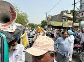 ਨਿਗਮ ਚੋਣਾਂ : ਮੁਲਾਜ਼ਮਾਂ ਅਤੇ ਪੈਨਸ਼ਨਰਾਂ ਵੱਲੋਂ ਬਠਿੰਡਾ ਵਿੱਚ ਪੰਜਾਬ ਸਰਕਾਰ ਖ਼ਿਲਾਫ਼  ਰੋਸ ਮਾਰਚ