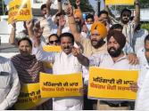 ਪੈਟ੍ਰੋਲ-ਡੀਜ਼ਲ ਦੀਆਂ ਕੀਮਤਾਂ ਵਿੱਚ ਵਾਧੇ ਖਿਲਾਫ਼ ਆਮ ਆਦਮੀ ਪਾਰਟੀ ਦਾ ਰੋਸ ਵਿਖਾਵਾ