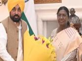 CM ਮਾਨ ਨੇ ਰਾਸ਼ਟਰਪਤੀ ਨਾਲ ਕੀਤੀ ਮੁਲਾਕਾਤ; ਰਾਜ ਸਭਾ ਮੈਂਬਰਾਂ ਦੀ ਮਾਨਤਾ ਰੱਦ ਕਰਨ ਦੀ ਮੰਗ, ਕਿਹਾ-